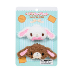 Japan Sanrio Original Plush Hair Clip Set - Sugarbunnies