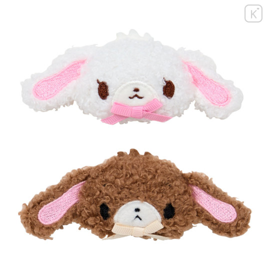 Japan Sanrio Original Plush Hair Clip Set - Sugarbunnies - 2