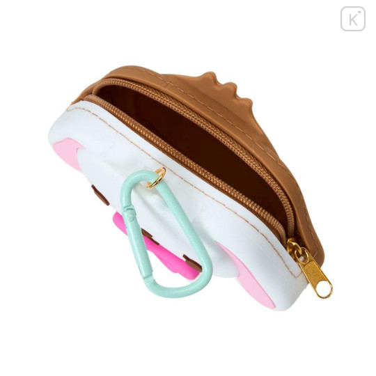 Japan Sanrio Original Silicone Mini Pouch Keychain - Sugarbunnies : Biscuit Reversible 3D Mascot - 4