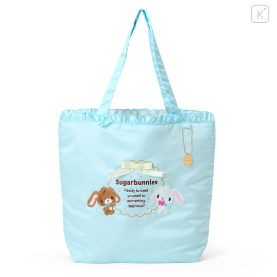 Japan Sanrio Original Frill Tote Bag - Sugarbunnies : Biscuit - 1