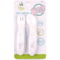 Japan Disney Baby Spoon and Fork Set - Dumbo - 1