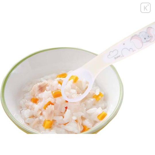 Japan Disney Baby Spoon and Fork Set - Dumbo - 4