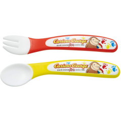 Japan Curious George Baby Spoon and Fork Set