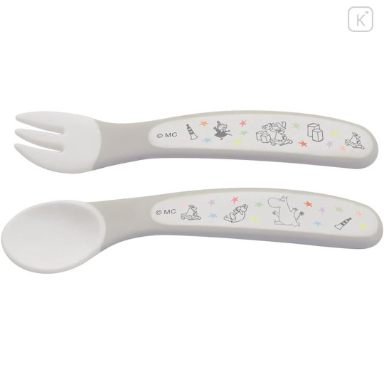 Japan Moomin Baby Spoon and Fork Set - Little My : Star - 1