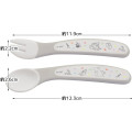 Japan Moomin Baby Spoon and Fork Set - Little My : Star - 2