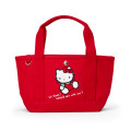 Japan Sanrio Original Mini Tote Bag - Hello Kitty : Retro Nostalgia Red - 1