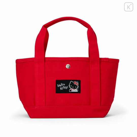 Japan Sanrio Original Mini Tote Bag - Hello Kitty : Retro Nostalgia Red - 2