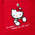 Japan Sanrio Original Mini Tote Bag - Hello Kitty : Retro Nostalgia Red - 4