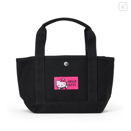 Japan Sanrio Original Mini Tote Bag - Hello Kitty : Retro Nostalgia Black - 2