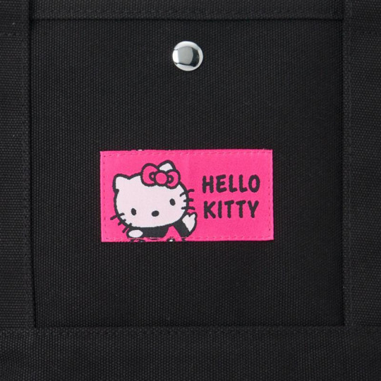 Japan Sanrio Original Mini Tote Bag - Hello Kitty : Retro Nostalgia Black - 5