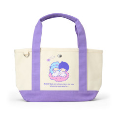 Japan Sanrio Original Mini Tote Bag - Little Twin Stars : Retro Nostalgia