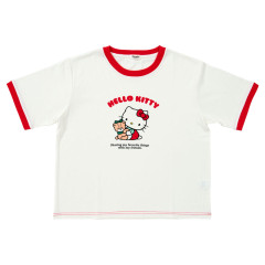 Japan Sanrio Original T-shirt - Hello Kitty : Retro Nostalgia White