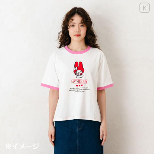 Japan Sanrio Original T-shirt - Hello Kitty : Retro Nostalgia White - 3