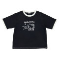 Japan Sanrio Original T-shirt - Hello Kitty : Retro Nostalgia Monochrome - 1