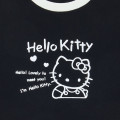 Japan Sanrio Original T-shirt - Hello Kitty : Retro Nostalgia Monochrome - 2