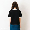 Japan Sanrio Original T-shirt - Hello Kitty : Retro Nostalgia Monochrome - 5