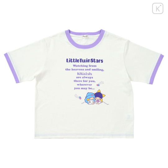 Japan Sanrio Original T-shirt - Little Twin Stars : Retro Nostalgia - 1