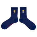 Japan Sanrio Original Crew Socks - Patty & Jimmy : Embroidery Retro Nostalgia - 1