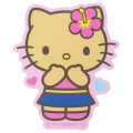 Japan Sanrio Die-cut Sticker - Hello Kitty : Tan Sunburned Summer - 1