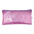 Japan Sanrio Slim Pen Pouch Pencil Case - My Melody : Glitter Friends Pink - 2