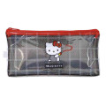 Japan Sanrio Slim Pen Pouch Pencil Case - Hello Kitty : Glitter Black - 1