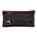 Japan Sanrio Slim Pen Pouch Pencil Case - Hello Kitty : Glitter Black - 2