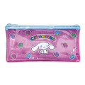 Japan Sanrio Slim Pen Pouch Pencil Case - Cinnamoroll : Glitter Purple - 1