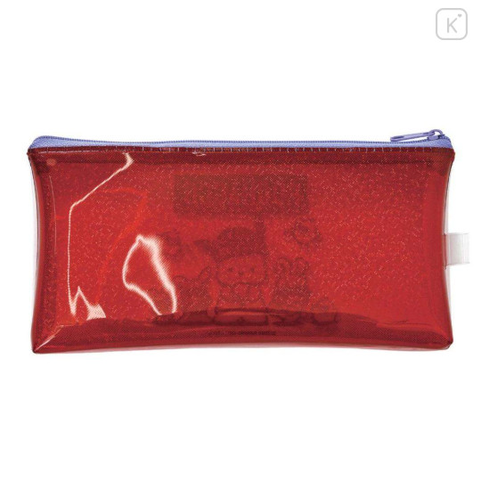 Japan Sanrio Slim Pen Pouch Pencil Case - Pochacco : Glitter Cool Friends - 2