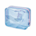 Japan Sanrio Glitter Clear Cosmetic Pouch - My Melody : Friends Blue - 2