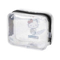 Japan Sanrio Glitter Clear Cosmetic Pouch - Hello Kitty - 2