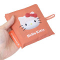 Japan Sanrio Eco Shopping Bag With Pocket - Hello Kitty : 3D All Over Pattern - 4