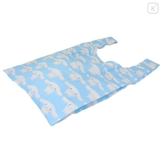 Japan Sanrio Eco Shopping Bag With Pocket - Cinnamoroll : 3D All Over Pattern - 2