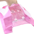 Japan Sanrio Eco Shopping Bag With Pocket - My Melody : 3D Strawberry Candy Pink - 3
