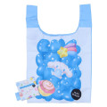 Japan Sanrio Eco Shopping Bag With Pocket - Cinnamoroll : 3D Strawberry Candy - 1