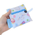 Japan Sanrio Eco Shopping Bag With Pocket - Cinnamoroll : 3D Strawberry Candy - 4