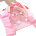 Japan Sanrio Eco Shopping Bag With Pocket - Hello Kitty : 3D Strawberry Candy - 3