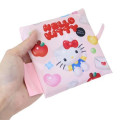 Japan Sanrio Eco Shopping Bag With Pocket - Hello Kitty : 3D Strawberry Candy - 4