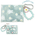 Japan Miffy Multi Clear Case with Carabiner - Crying Flower Bead Bijou - 2