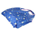 Japan Sanrio Eco Shopping Bag With Pouch - Usahana : Navy All Over Pattern - 2