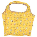Japan Sanrio Eco Shopping Bag With Pouch - Pompompurin : Yellow All Over Pattern - 1