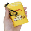 Japan Sanrio Eco Shopping Bag With Pouch - Pompompurin : Yellow All Over Pattern - 5
