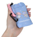 Japan Sanrio Eco Shopping Bag With Pouch - Little Twin Stars : Blue All Over Pattern - 5