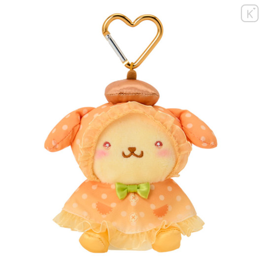 Japan Sanrio Original Mascot Holder - Pompompurin : Sweet Rain Collection Raincoat - 1