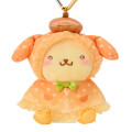 Japan Sanrio Original Mascot Holder - Pompompurin : Sweet Rain Collection Raincoat - 2