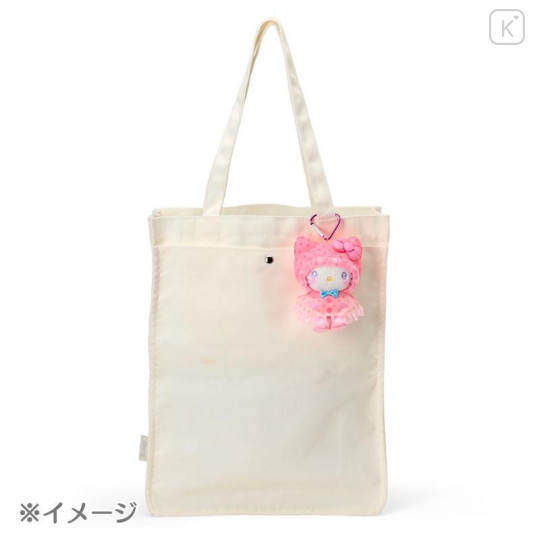 Japan Sanrio Original Mascot Holder - Pompompurin : Sweet Rain Collection Raincoat - 4