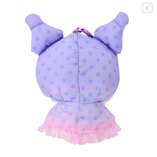 Japan Sanrio Original Mascot Holder - Kuromi : Sweet Rain Collection Raincoat - 3