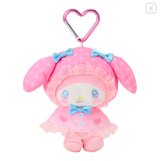 Japan Sanrio Original Mascot Holder - My Melody : Sweet Rain Collection Raincoat - 1