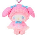 Japan Sanrio Original Mascot Holder - My Melody : Sweet Rain Collection Raincoat - 2