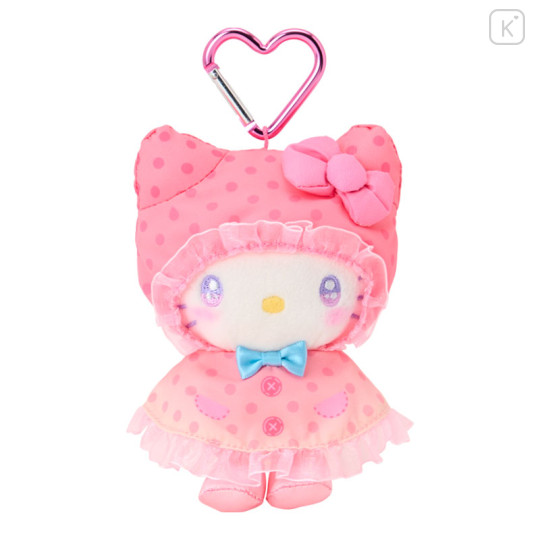 Japan Sanrio Original Mascot Holder - Hello Kitty : Sweet Rain Collection Raincoat - 1