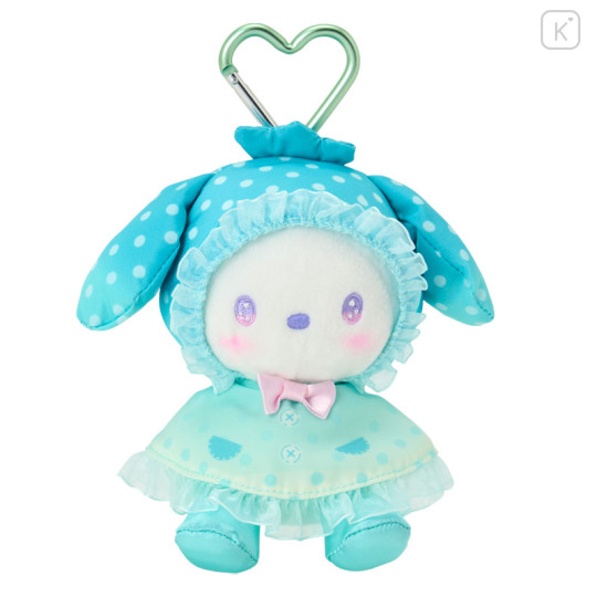 Japan Sanrio Original Mascot Holder - Pochacco : Sweet Rain Collection Raincoat - 1